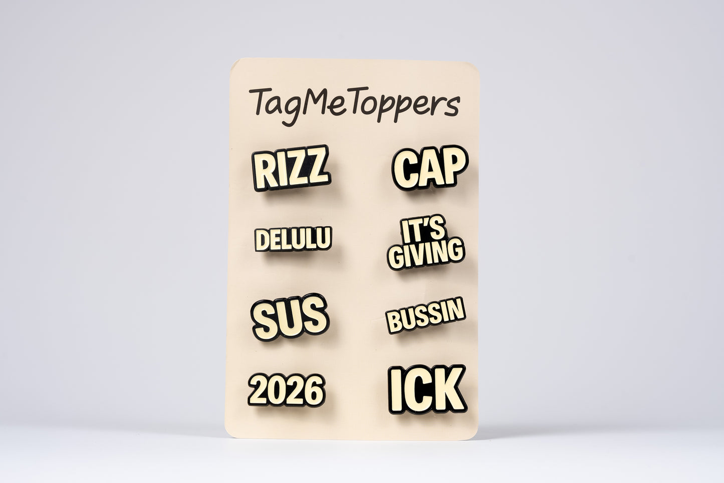 Tag Me Toppers- 8pk